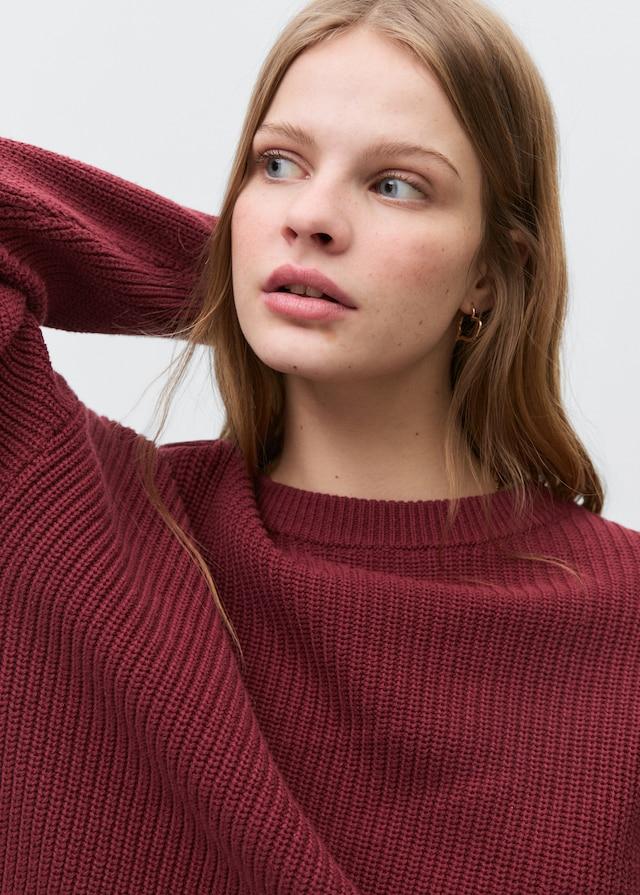 Mango Strickpullover Mit Schlitzen