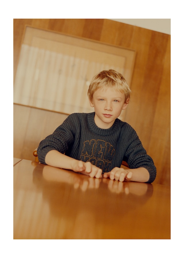 Mango Strickpullover Mit Schriftzug