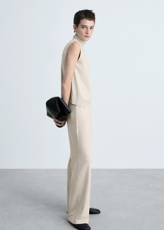 Mango Stricktop Mit Rollkragen