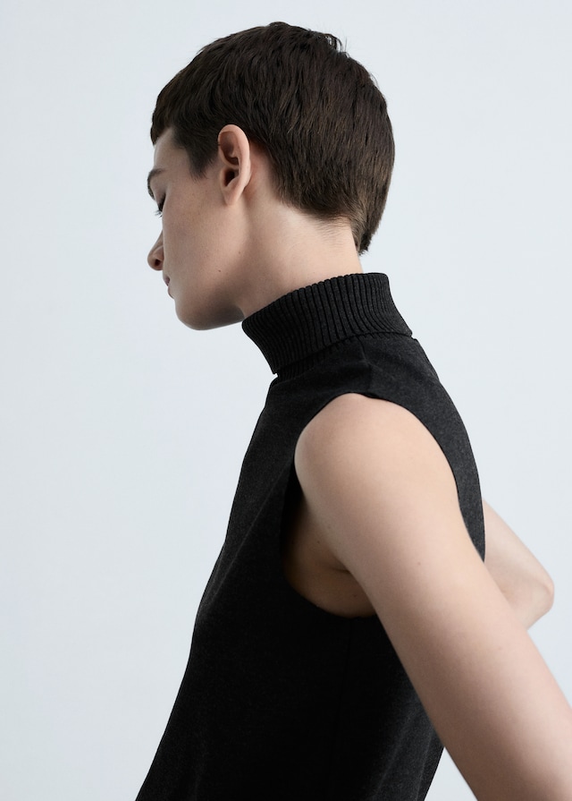 Mango Stricktop Mit Rollkragen