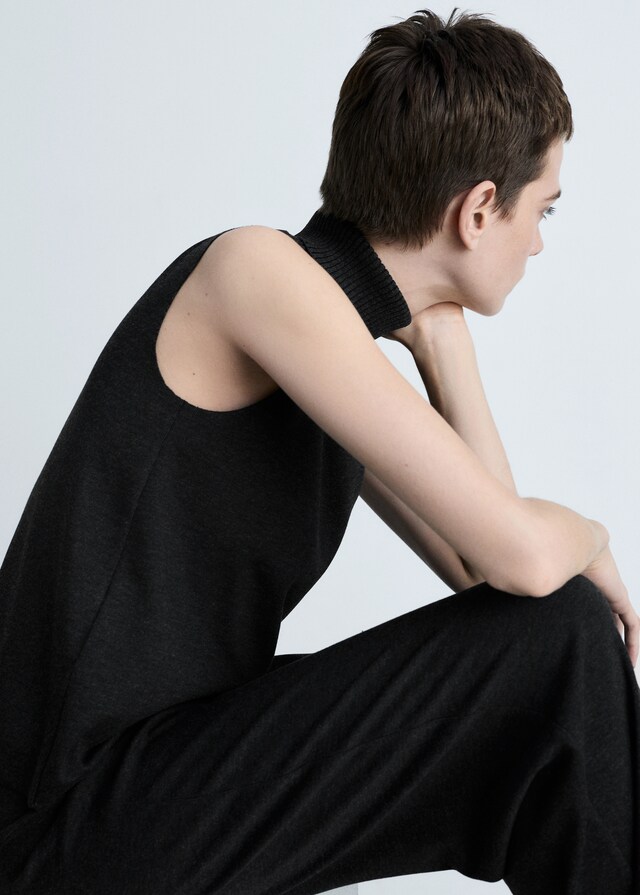 Mango Stricktop mit Rollkragen