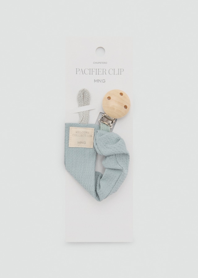 Mango Strukturierte Schnuller-Brosche