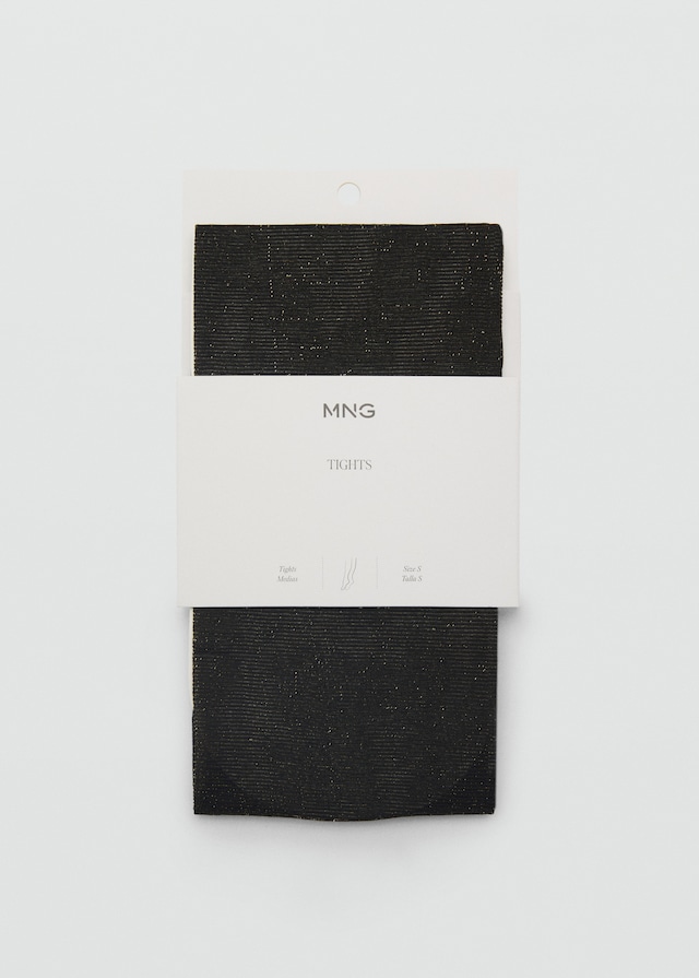 Mango Strumpfhose Mit Lurex-Detail