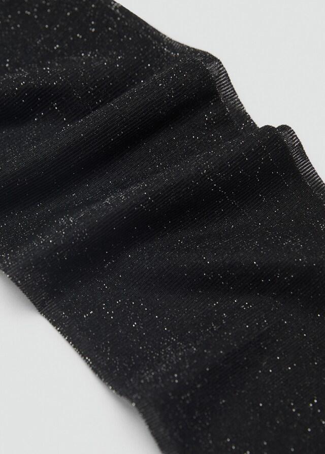 Mango Strumpfhose Mit Lurex-Detail