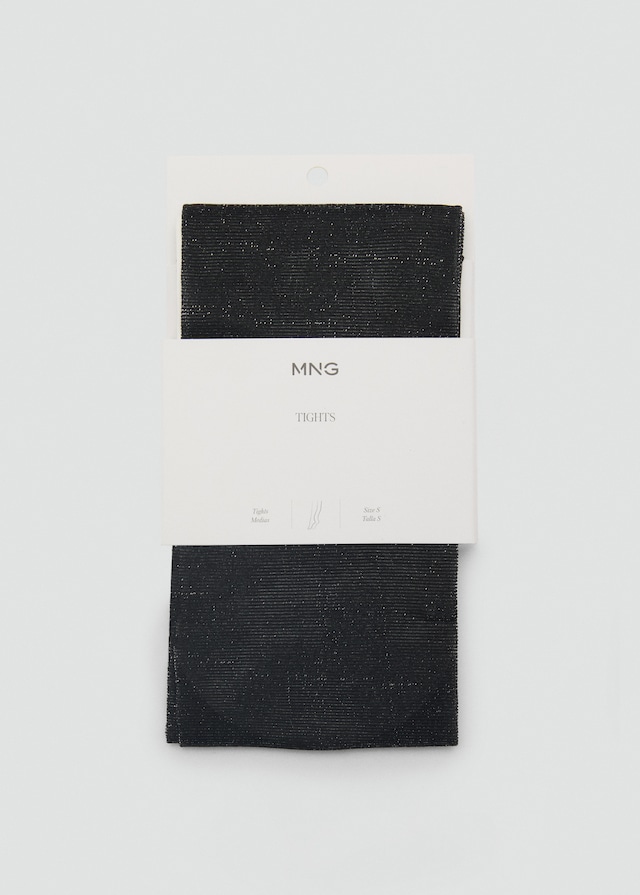 Mango Strumpfhose Mit Lurex-Detail