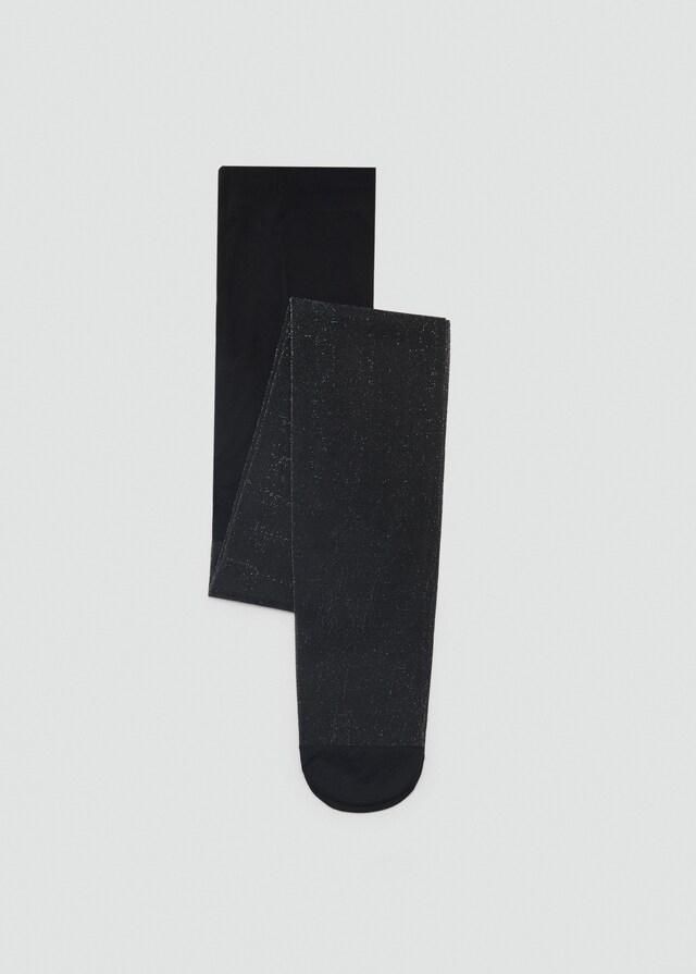 Mango Strumpfhose mit Lurex-Detail