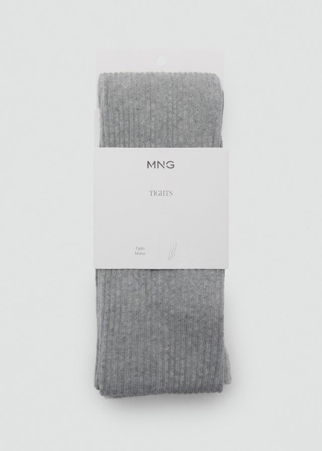 Mango Strumpfhose Mit Rippmuster