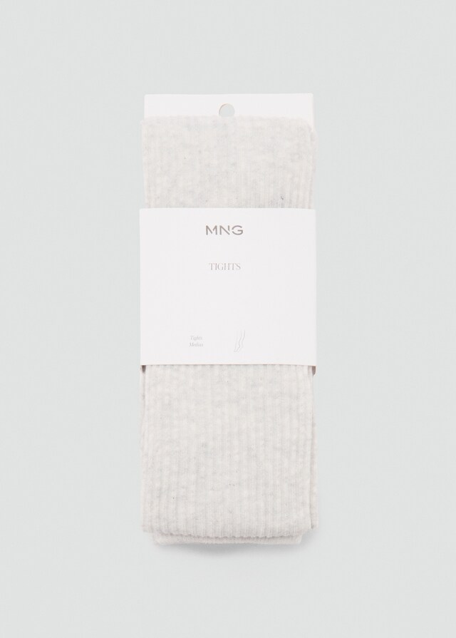 Mango Strumpfhose mit Rippmuster