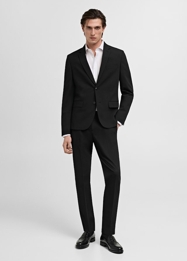 Mango Super Slim Fit-Anzughose Aus Stretchstoff