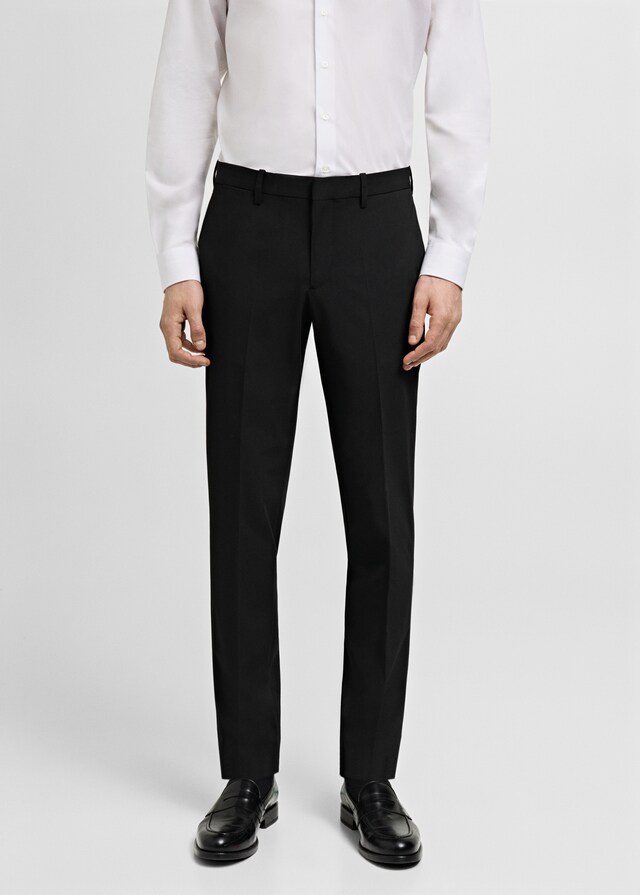 Mango Super Slim Fit-Anzughose aus Stretchstoff