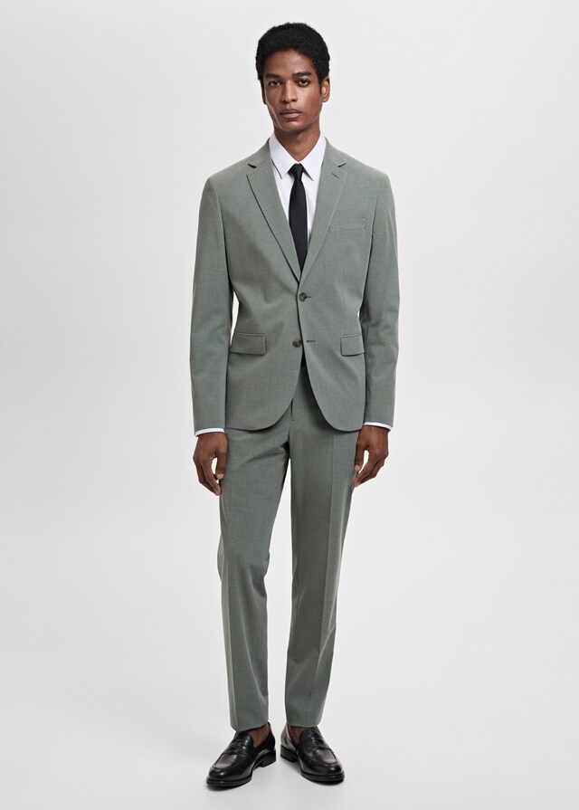 Mango Super Slim Fit-Anzugsakko Aus Stretchgewebe