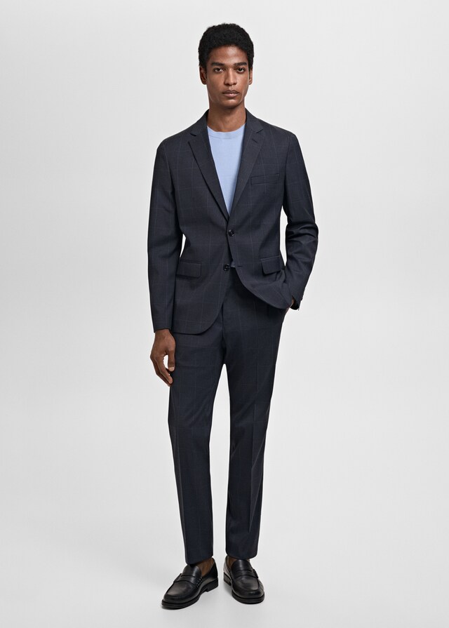 Mango Super Slim Fit-Anzugsakko Aus Stretchgewebe