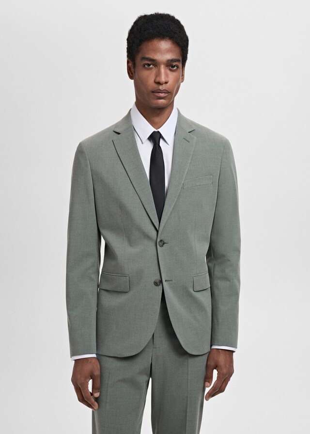 Mango Super Slim Fit-Anzugsakko aus Stretchgewebe