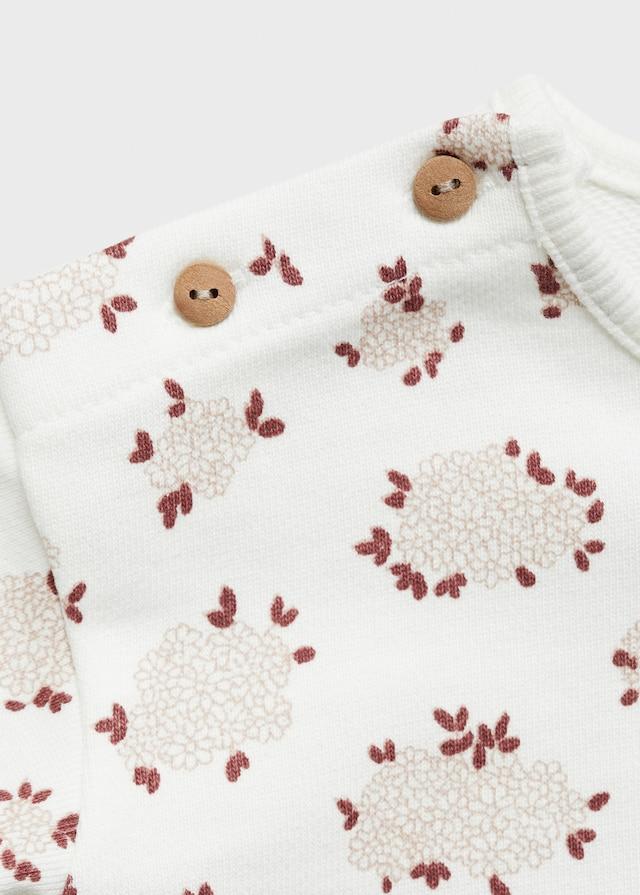 Mango Sweatshirt Mit Blumendesign