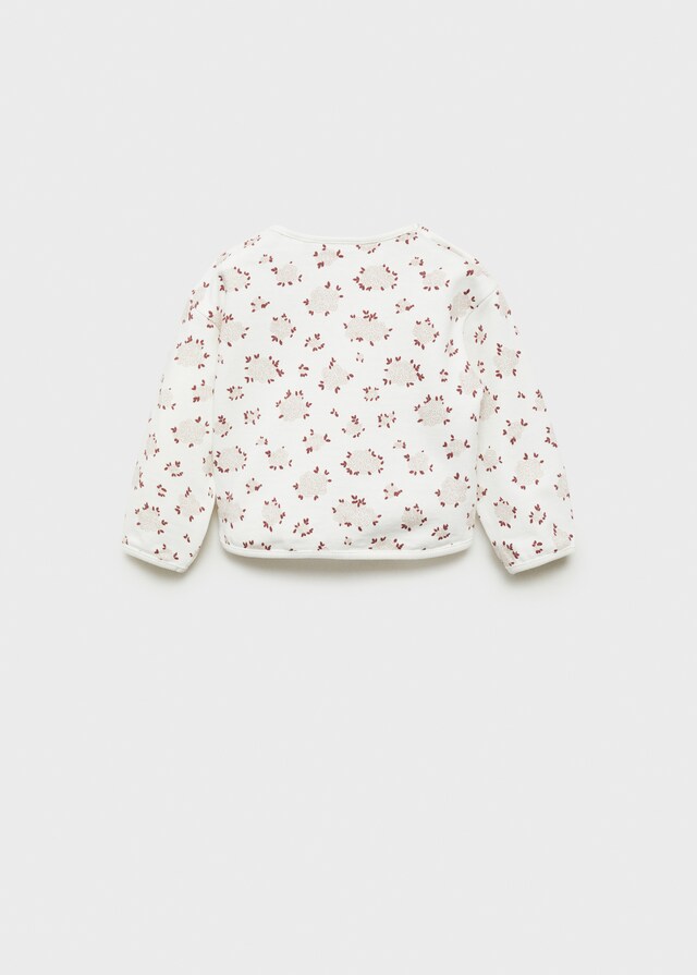 Mango Sweatshirt mit Blumendesign