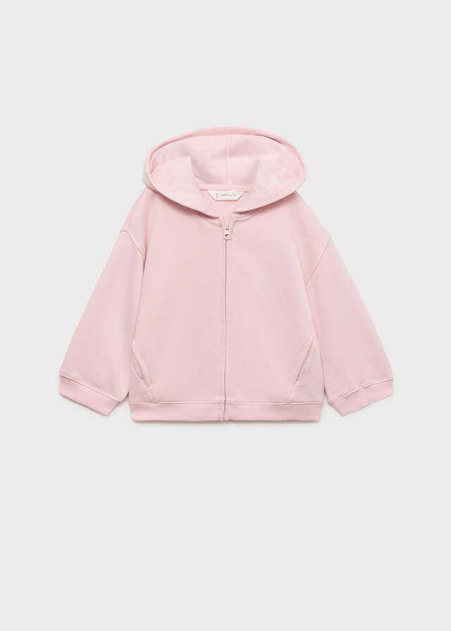 Mango Sweatshirt mit Öhrchen-Kapuze