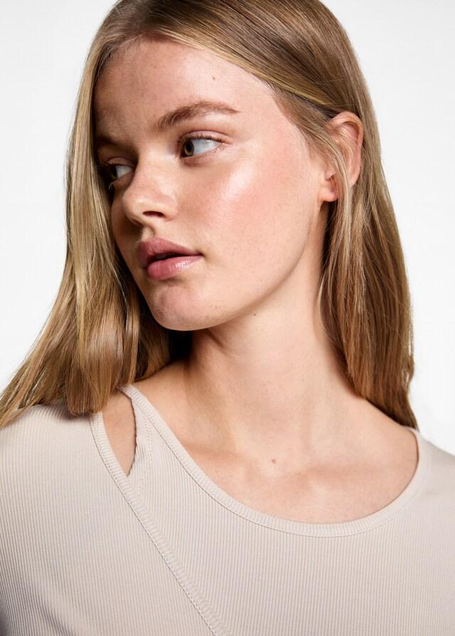 Mango T-Shirt In Wickel-Optik Mit Schleife