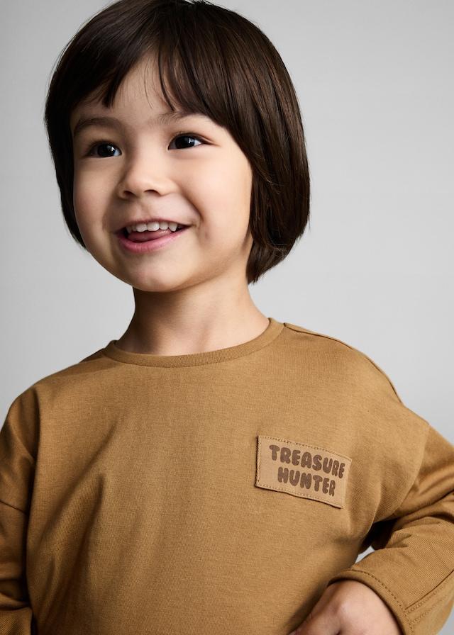 Mango T-Shirt Mit Flaggenaufnäher