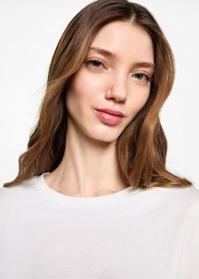 Mango T-Shirt Mit Geraffter Taille