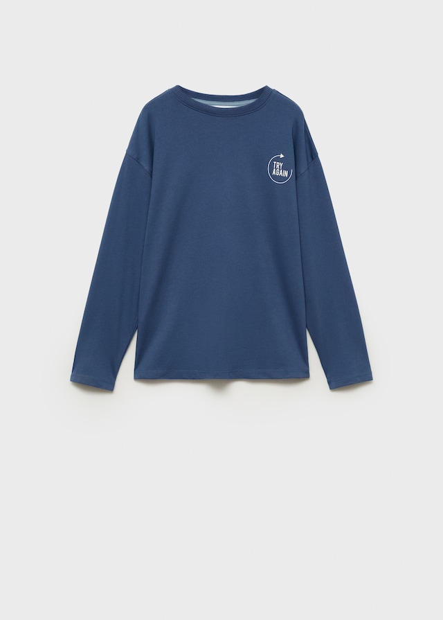 Mango T-Shirt Mit Schriftzug