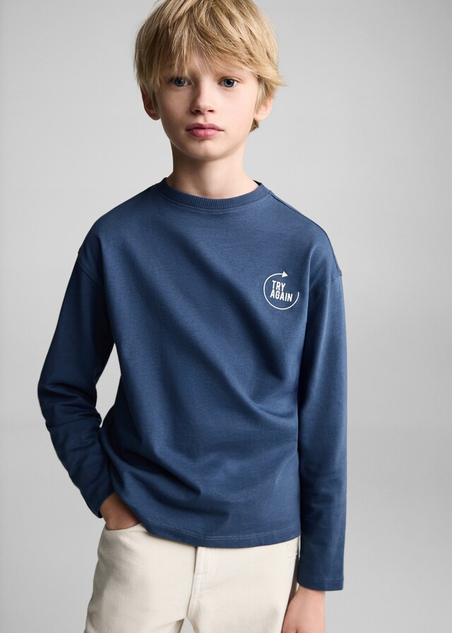 Mango T-Shirt mit Schriftzug