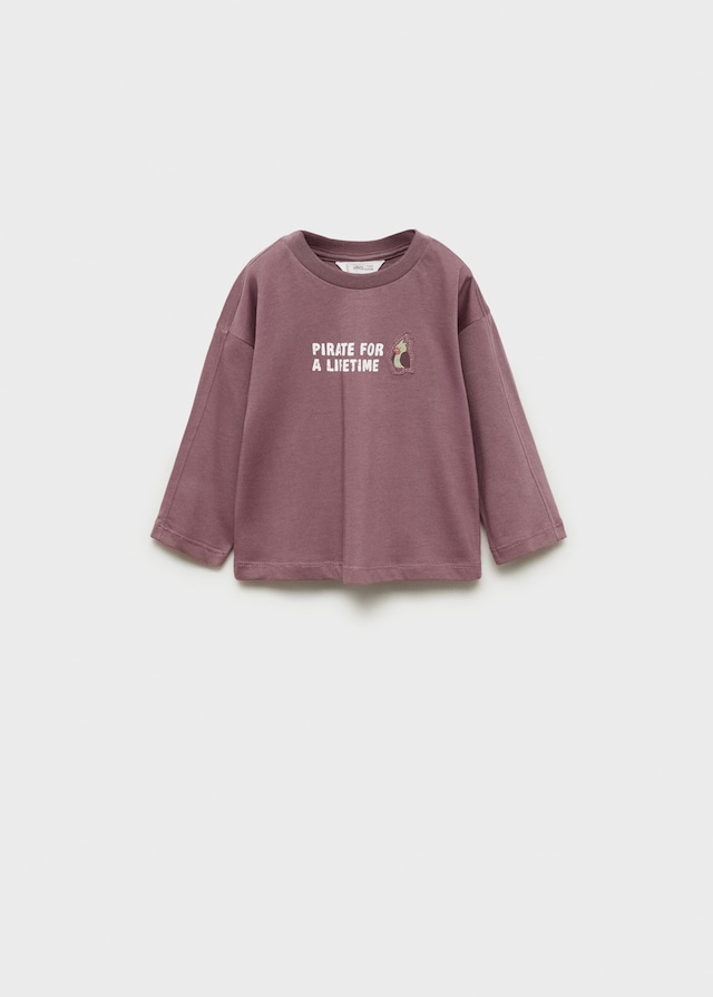 Mango T-Shirt Mit Schriftzug