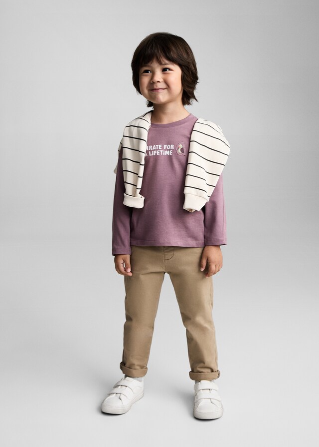 Mango T-Shirt mit Schriftzug