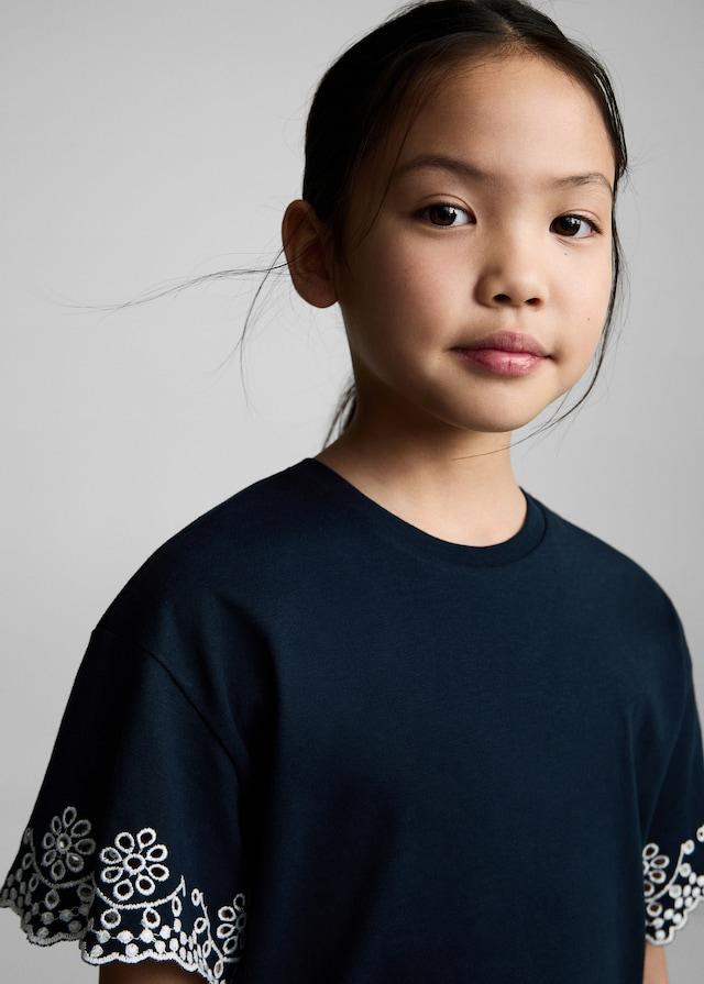 Mango T-Shirt Mit Stickereien