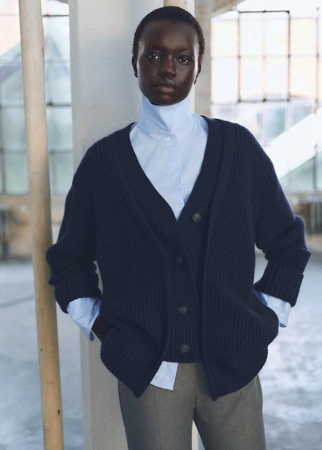 Mango Tailliertes Baumwollhemd