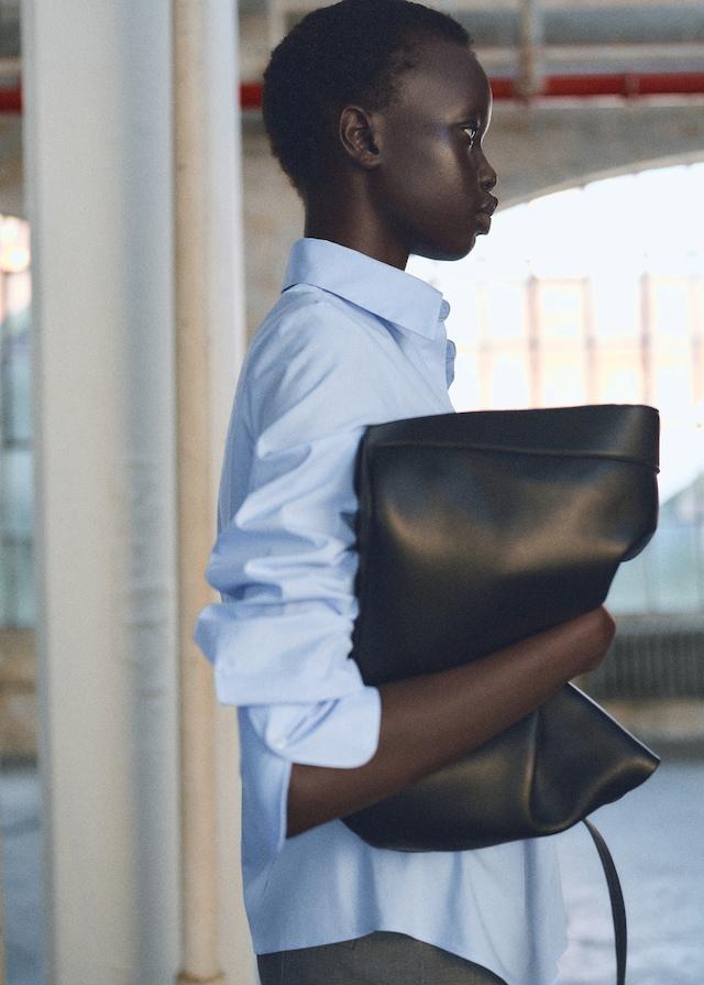 Mango Tailliertes Baumwollhemd