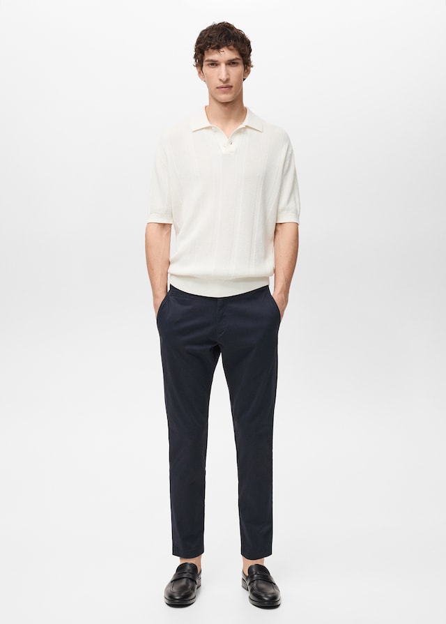 Mango Tapered-Chinohose Prato In Cropped-Länge