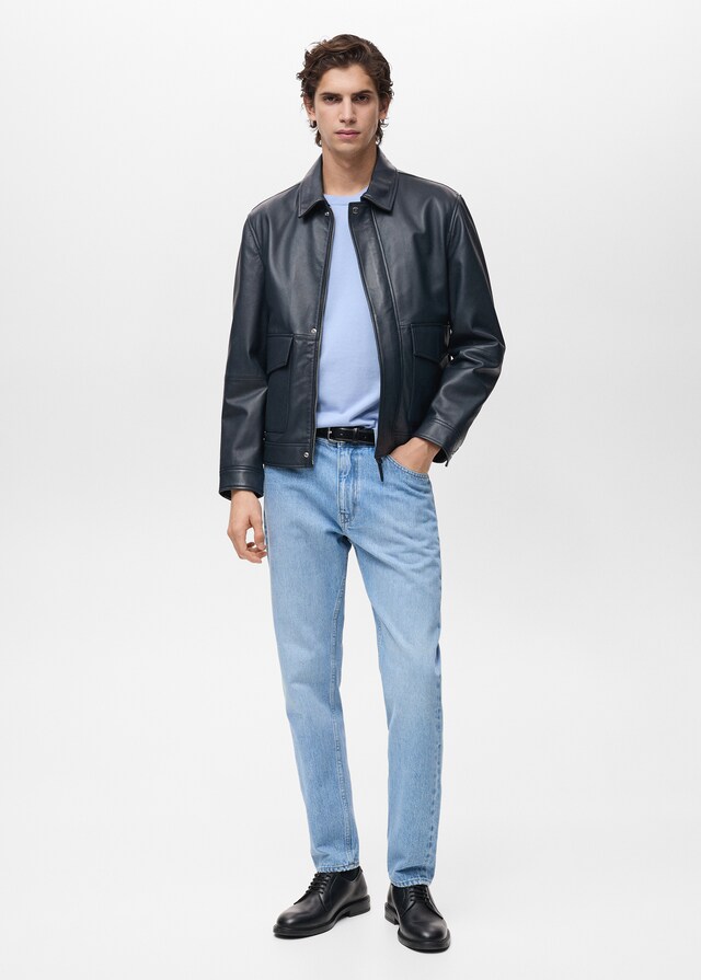 Mango Tapered-Fit-Selvedge-Jeans