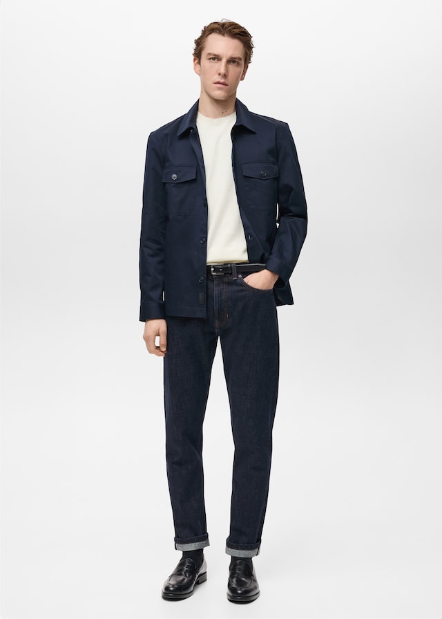 Mango Tapered-Fit-Selvedge-Jeans