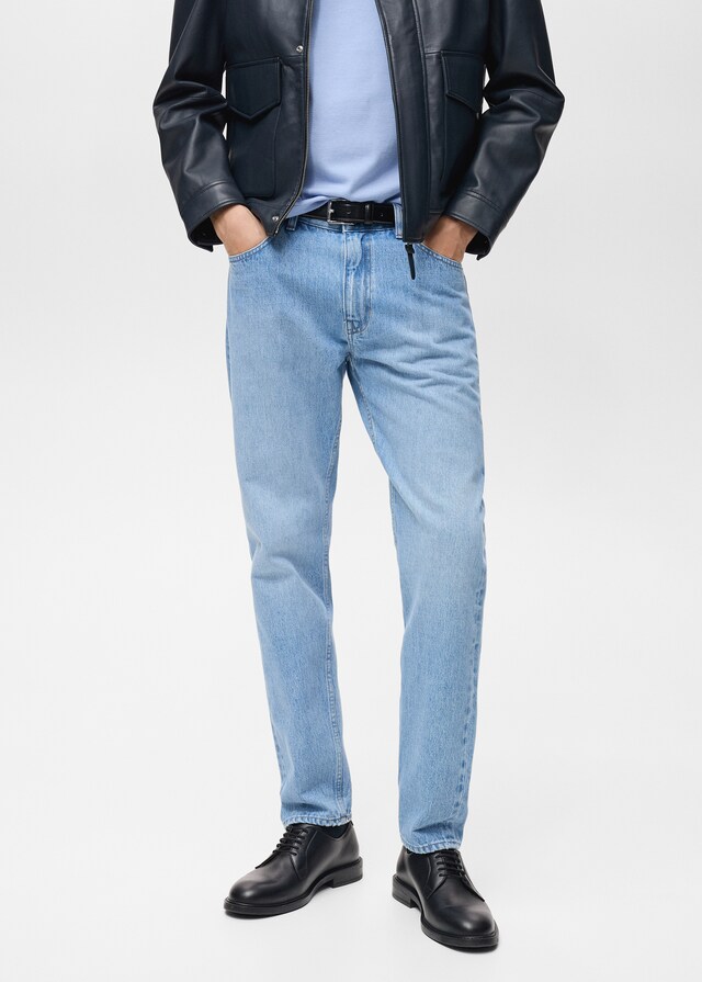 Mango Tapered-Fit-Selvedge-Jeans