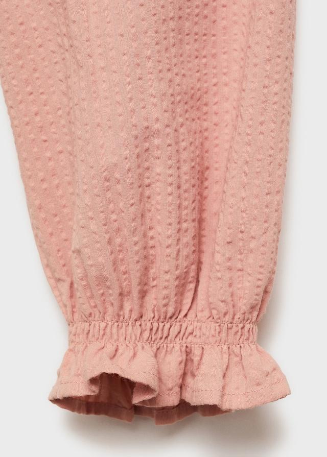 Mango Texturierte Baumwollbluse