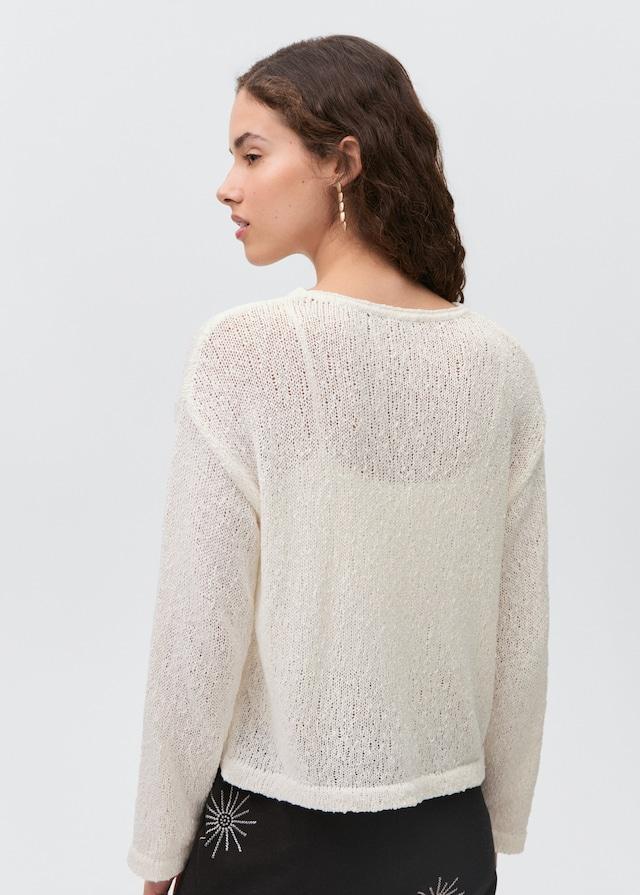 Mango Texturierter Strickpullover