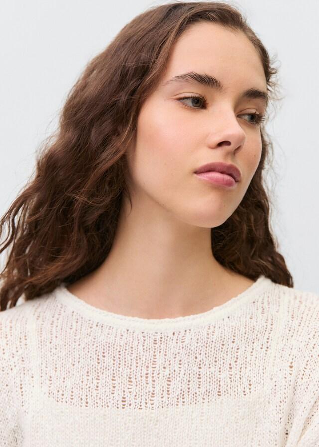 Mango Texturierter Strickpullover
