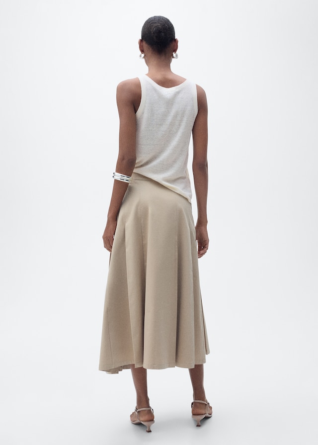 Mango Trägertop Aus Leinen