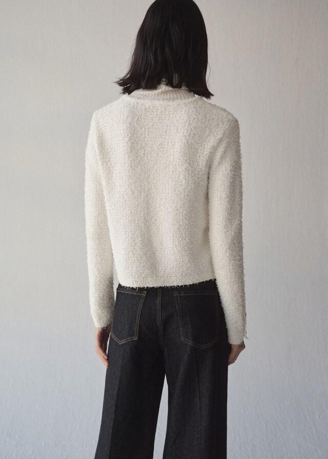 Mango Tweedjacke Mit Schmuckknöpfen