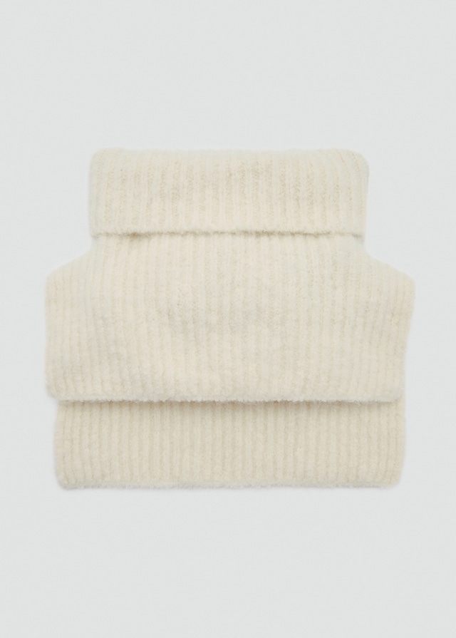 Mango Umhangtuch Mit Rollkragen In Cropped-Länge