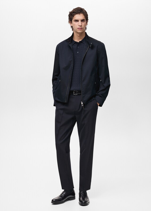 Mango Wasserabweisende Baumwolljacke