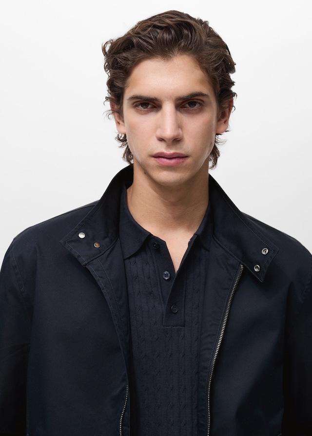 Mango Wasserabweisende Baumwolljacke