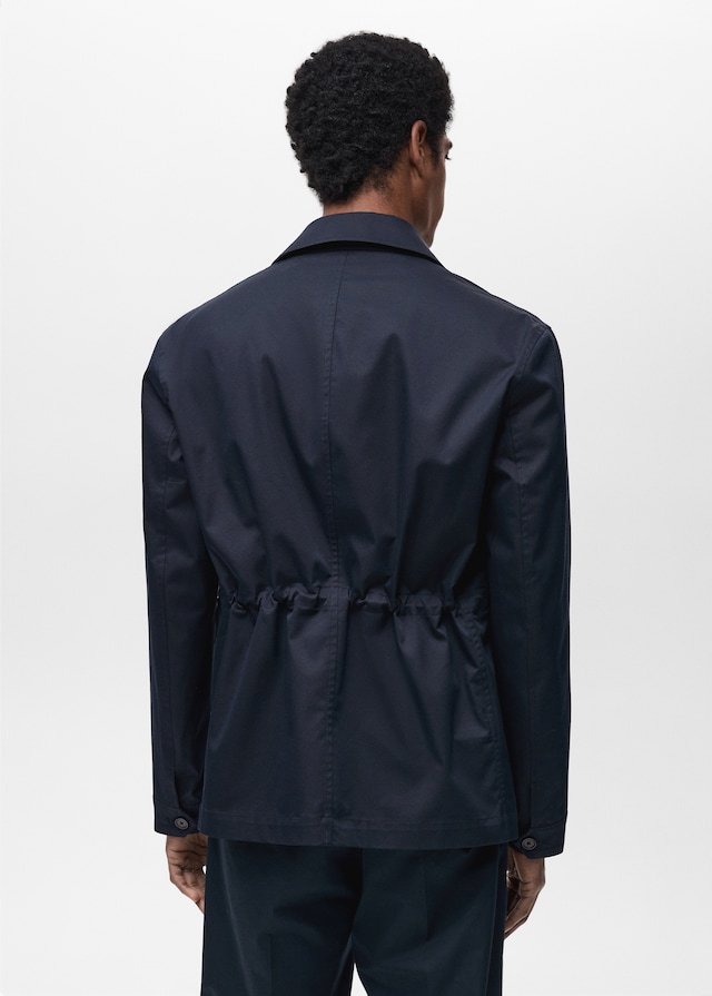 Mango Wasserabweisende Baumwolljacke