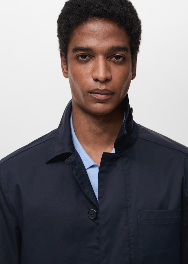 Mango Wasserabweisende Baumwolljacke