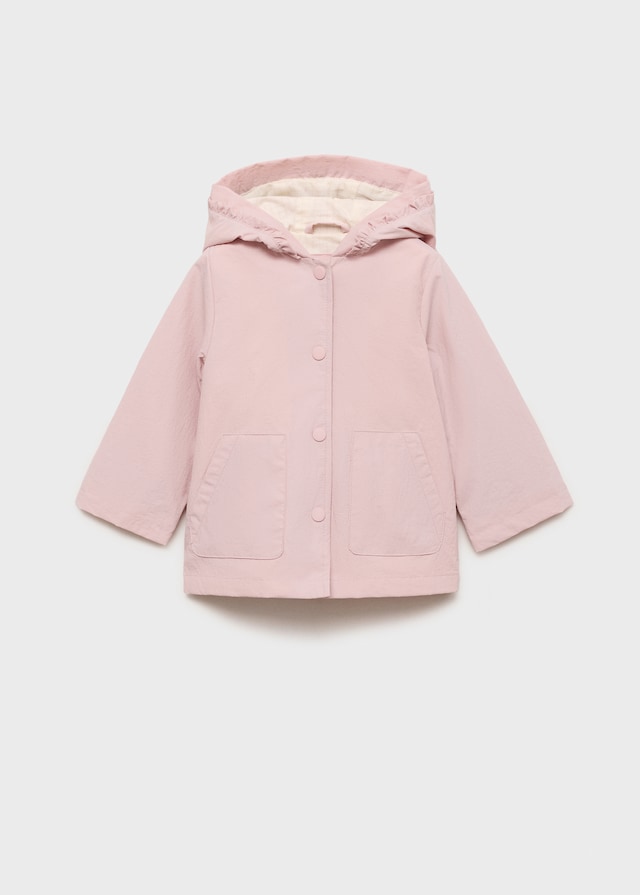 Mango Wasserabweisende Kapuzenjacke