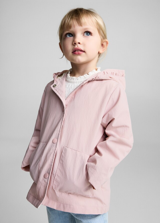 Mango Wasserabweisende Kapuzenjacke