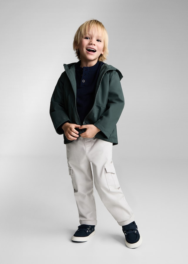 Mango Wasserabweisender Kapuzenanorak