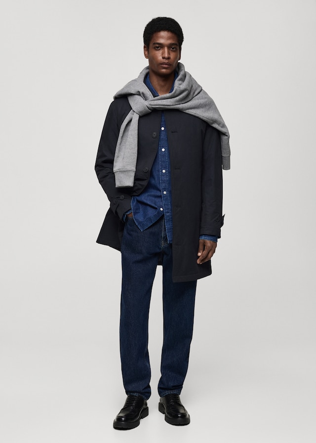 Mango Wasserabweisender Stepp-Trenchcoat