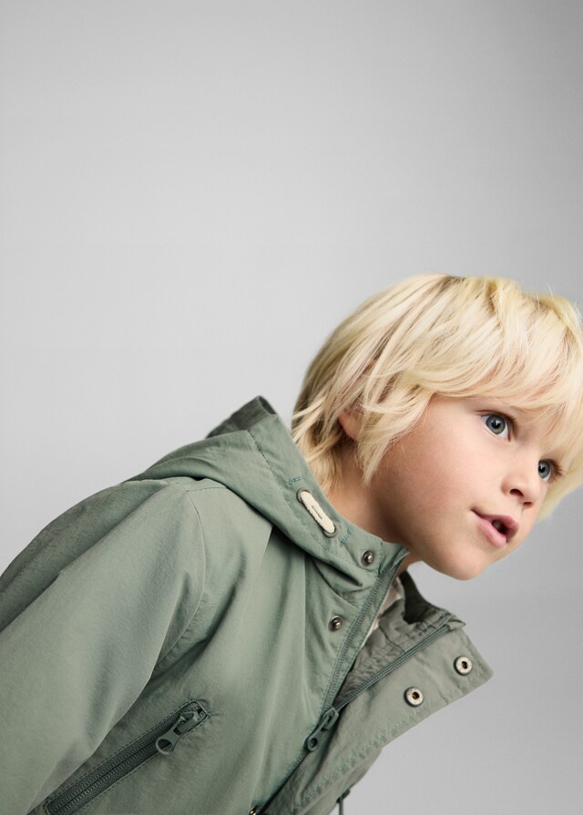 Mango Wattierter Kapuzenparka