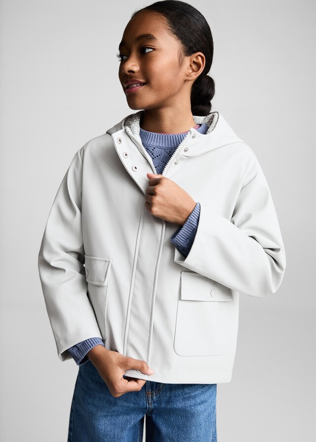 Mango Wattierter Kapuzenparka